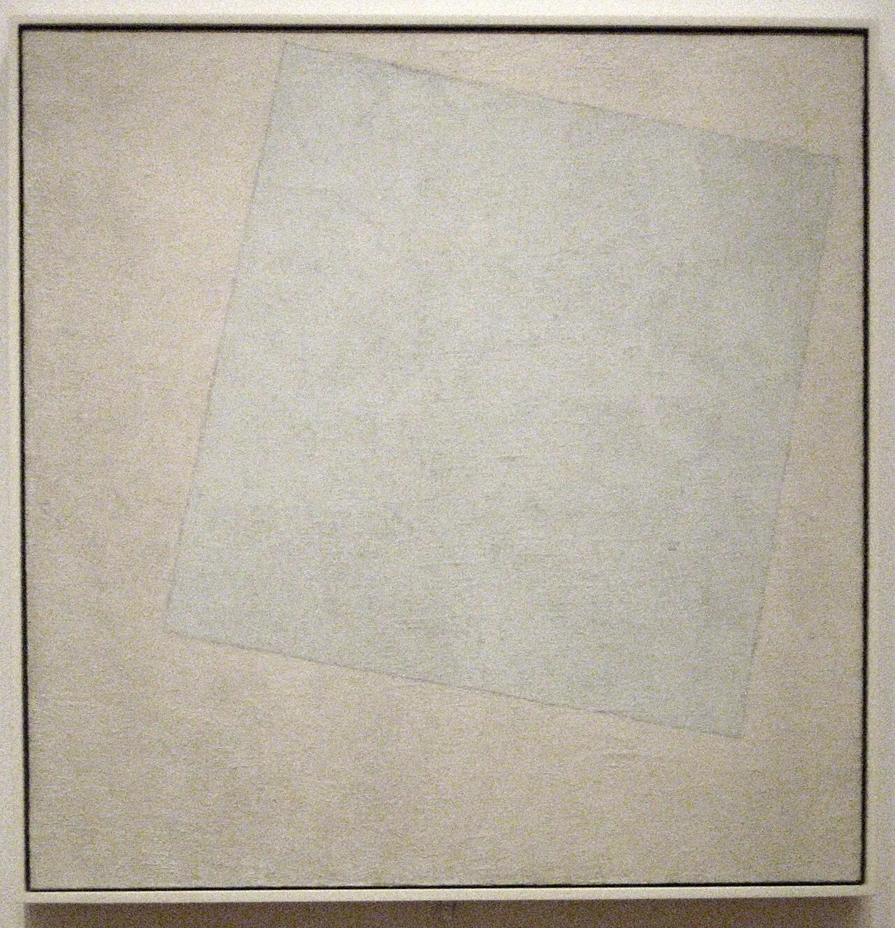 Bianco su bianco (1918) — opera originale di Kazimir Malevič, disponibile come falso d'autore dipinto a mano