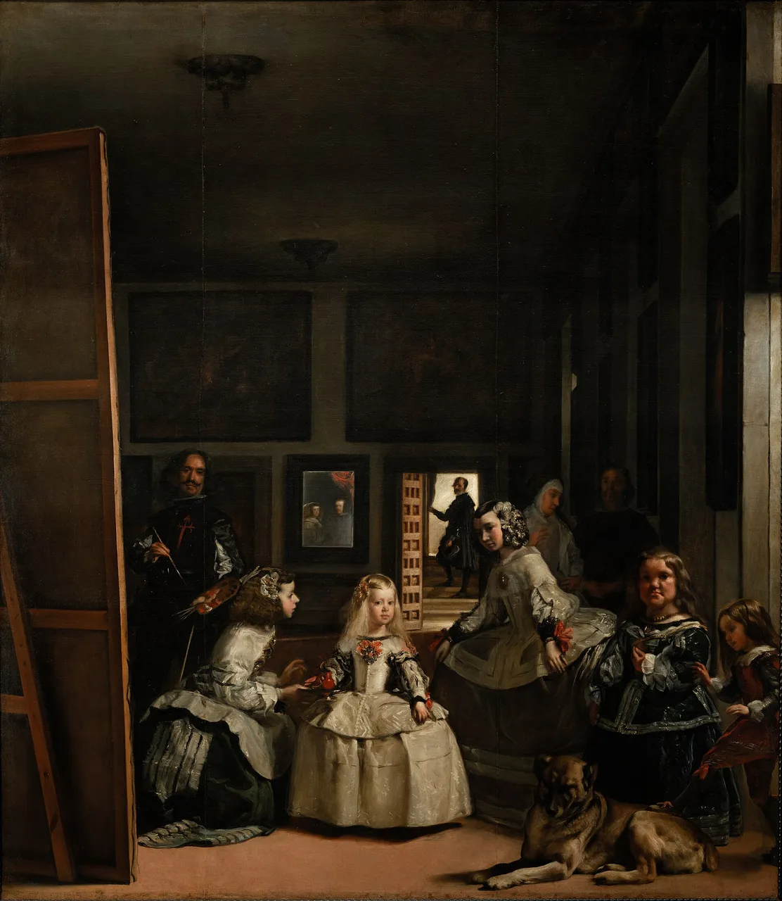 Las Meninas (1656) — opera originale di Diego Velázquez, disponibile come falso d'autore dipinto a mano
