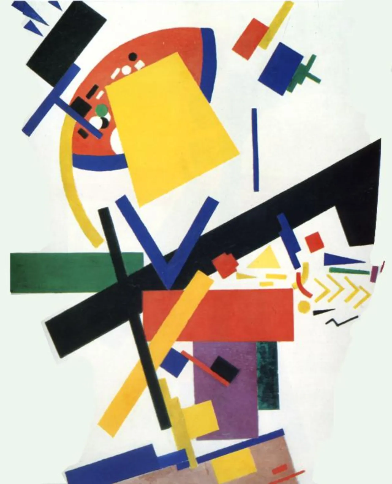 Composizione suprematista (1915) — opera originale di Kazimir Malevič, disponibile come falso d'autore dipinto a mano