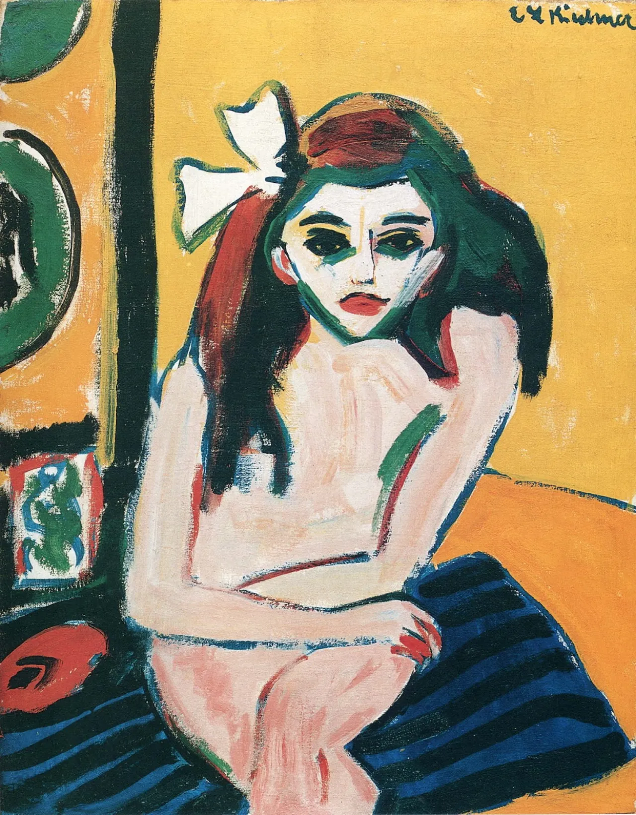 Marzella (1909-1910) — opera originale di Ernst Ludwig Kirchner, disponibile come falso d'autore dipinto a mano