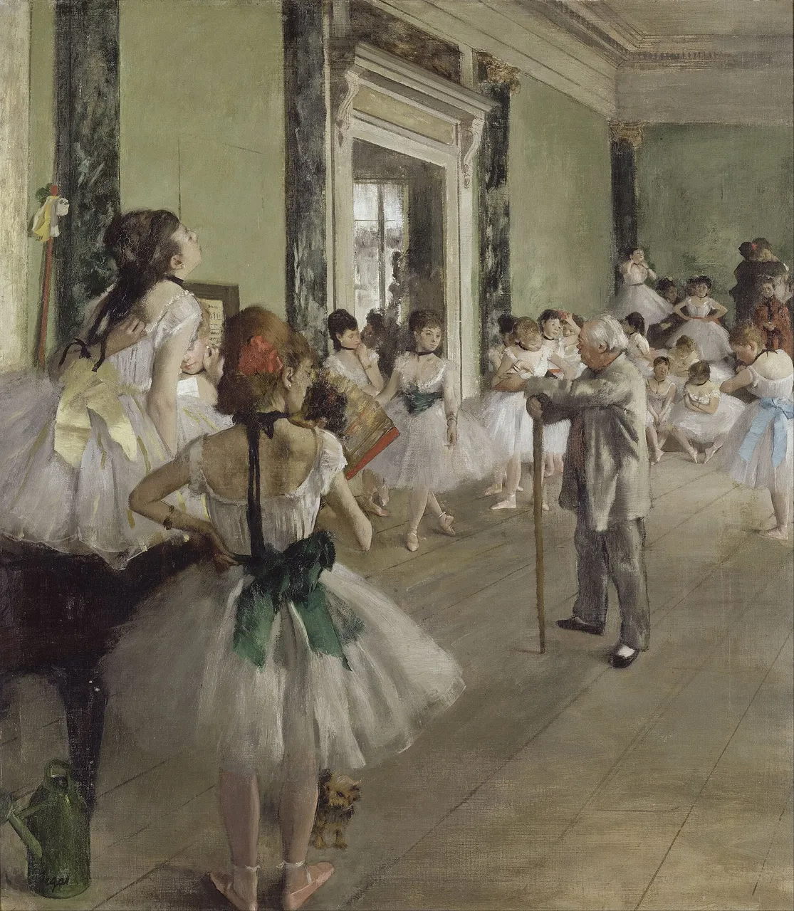 La classe di danza (1874) — opera originale di Edgar Degas, disponibile come falso d'autore dipinto a mano