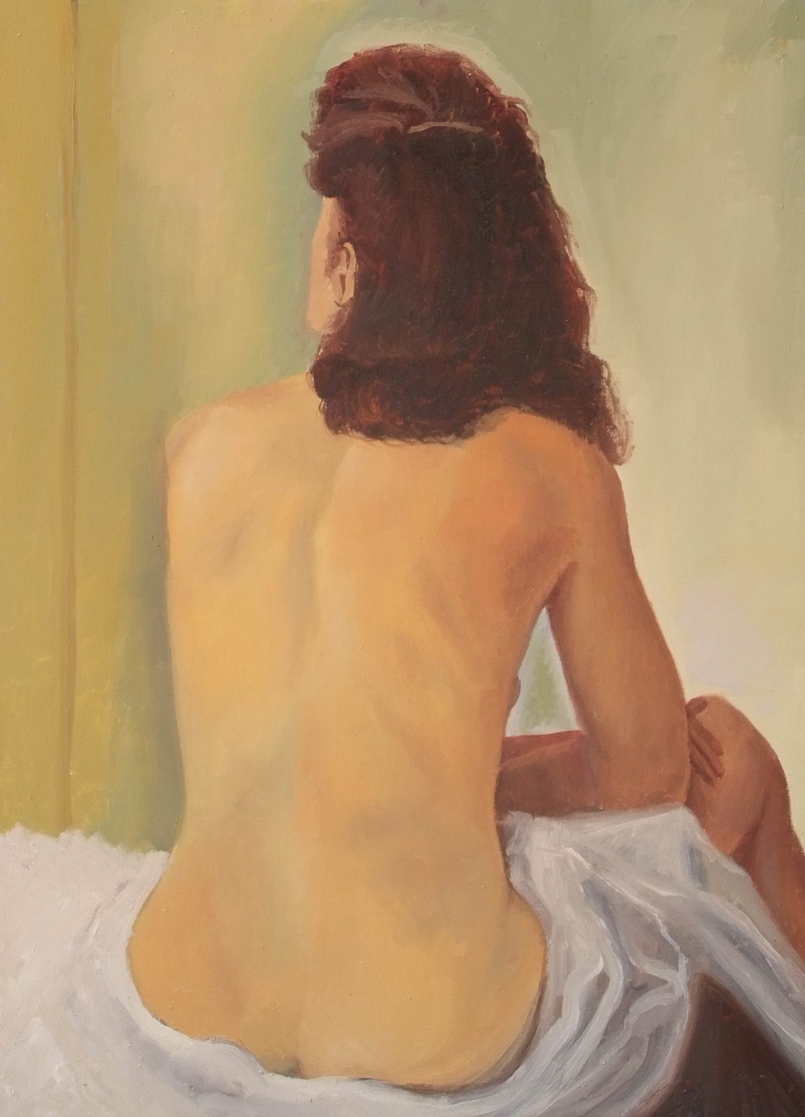 Leda di Salvador Dalí — falso d'autore dipinto a mano da Emilio Ventura, Olio su tela, 30x42 cm