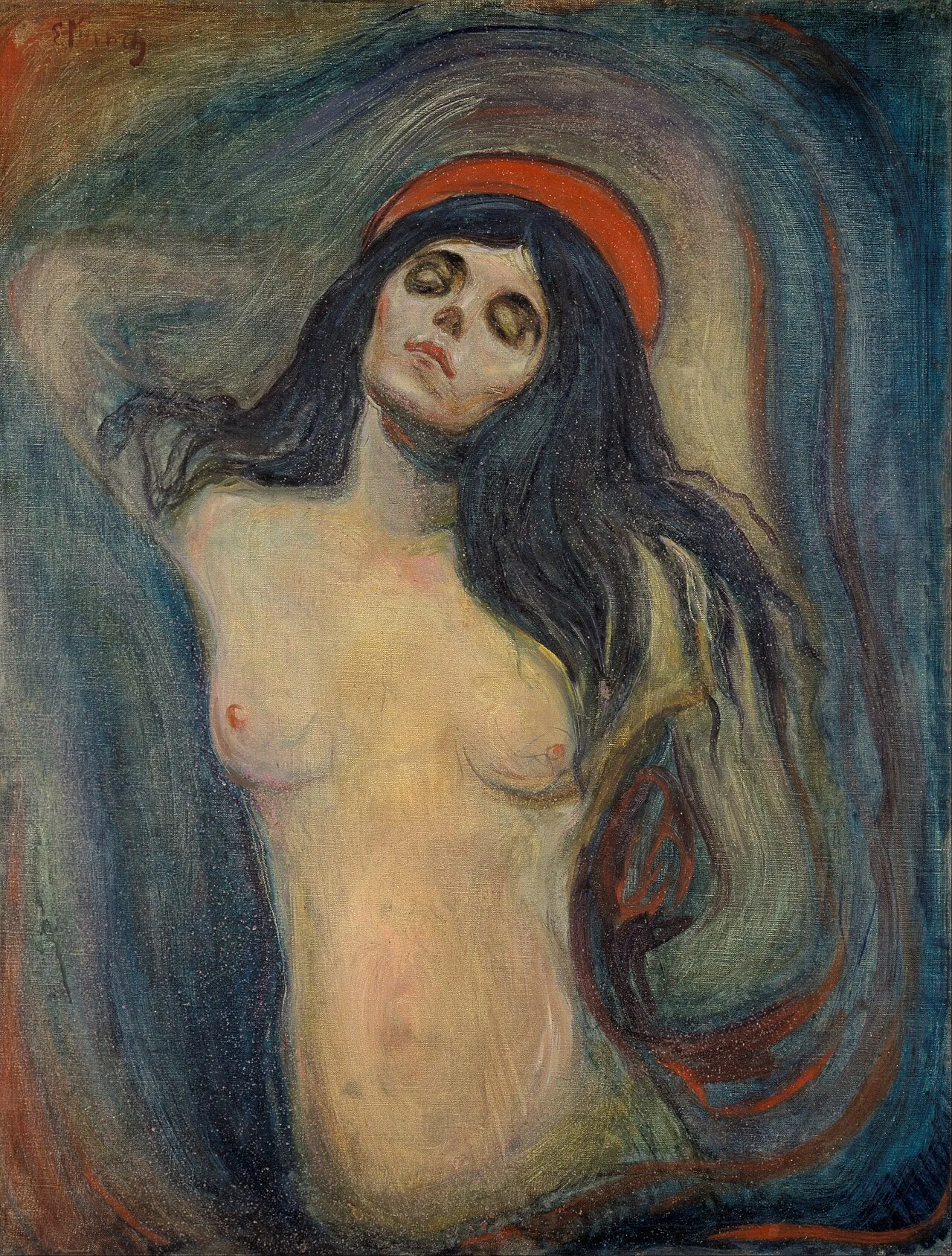 Madonna (1894) — opera originale di Edvard Munch, disponibile come falso d'autore dipinto a mano